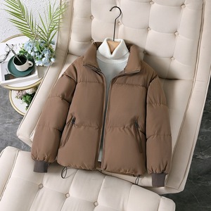Manteaux d'hiver matelassés pour femmes, respirants, chauds et épais, en duvet, personnalisés, en coton, couleur verte, veste d'hiver pour femmes - Product Image 2