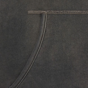 2025 100% coton personnalisé hiver polaire unisexe surdimensionné lavage à l'acide poids lourd respirant goutte épaule à capuche - Product Image 4