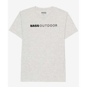 T-shirt Performance da Uomo per Esterni, Design Bass, 100% Cotone, Taglia S, Colore Avena, Tessuto Jersey Solido, Vestibilità Slim Compressa - Product Image 2