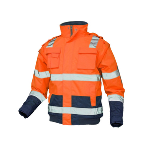 เสื้อแจ็กเก็ตป้องกันไฟฟ้าสถิตย์พร้อมซิปด้านหน้าสำหรับผู้ใหญ่เสื้อแจ็กเก็ตป้องกันไฟฟ้าสถิตย์สะท้อนแสงโลโก้แบบกำหนดเอง - Product Image 2