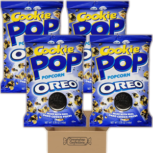 Palomitas de maíz Candy Pop OREOO 28g. Los ingredientes incluyen lecitina de soja como emulsionante para un recubrimiento de caramelo suave y una textura consistente. - Product Image 4
