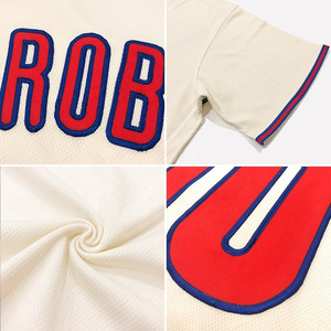 Personalized Mens <b>Button</b> Down Sublimation Print Baseball Jersey Solid Slim Fit Baseball Shirt - Product Image 3