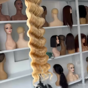 Cheveux vierges Remy de qualité supérieure, fabriqués au Vietnam, OEM professionnel, double trame, vague naturelle, trame de cheveux humains bruts - Product Image 1