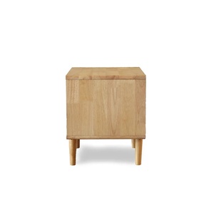 The Charm Nightstand Made teak Wood In Natural Finish High Quality Material For Bedroom indoor Furniture - Product Image 3