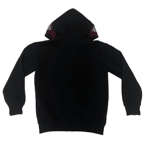 Fabricante de Ropa Personaliza Sudadera con Capucha y Cremallera con Estampado de Calavera y Pedrería para Mujer, Ropa Urbana, Peso Pesado 500gsm, Sudadera con Capucha y Cremallera para Hombre - Product Image 4