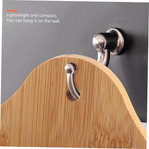 Caja de almacenamiento de cubiertos de 2 uds., cubiertos de madera, utensilios de madera para comer, tendedero de ropa de madera, caja de almacenamiento de cubiertos, cubiertos - Product Image 2