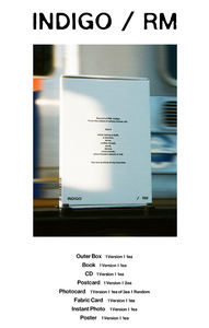 BTS RM - [ INDIGO ] 1ST ALBUM (<b>BOOK</b> EDITION) KPOP ALBUM BEST SELLING KOREA - Product Image 3