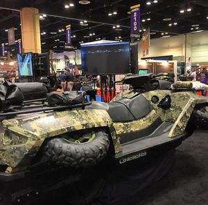 Gibbs Quadski XL 1400cc RWD амфибия ATV Снегоход 4-тактный 1500cc двигатель для Гидроциклов с мощностью 300 л.с. - Product Image 2