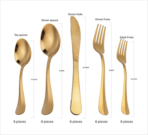 Ensemble de couverts en laiton de fabricant fiable pour les événements gastronomiques offrant une apparence brillante et une prise en main lisse pour une utilisation confortable - Product Image 5