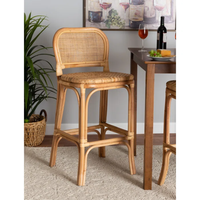 Tabouret de bar et de comptoir en rotin bohème écologique Handwicker meubles de chaise pour la cuisine en gros du Vietnam