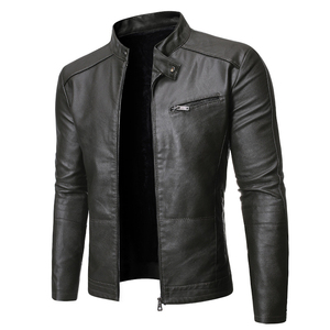 Chaquetas Negras Profesionales Hechas a Mano con Piel de Vaca Genuina, Impermeables, Transpirables y Elegantes para Hombre, Abrigos de Invierno para Motociclistas - Product Image 5