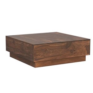 Table basse carrée en bois couleur noyer exclusive disponible dans le meilleur matériau en bois pour salle à manger et chambre à coucher à vendre - Product Image 6
