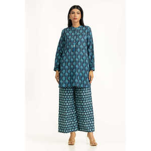 Conjunto Casual de Algodón y Viscosa Estampado IPST-55285, Tela Crepé para Primavera/Verano - Product Image 3