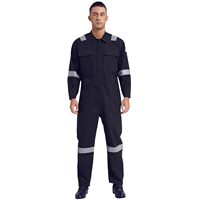 Combinaison de sécurité en coton 100% ignifuge, antistatique, respirante et réfléchissante, kit EPI complet, vêtements de travail