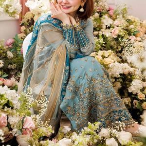 Ladies clothing _ 2025 Solid Color Traditional Ethnic Printed Stylish Made Embroidery pakistani Ladies salwar kameez - Product Image 5