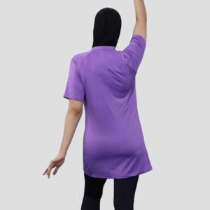 Ropa islámica de talla grande ajustada modesta mujer de gran tamaño de manga larga musulmana mujeres Tops Top largo musulmán para niñas - Product Image 5