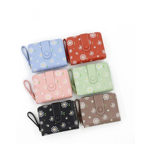 Nouveau Mini sac à main portefeuille femmes en cuir véritable fermeture éclair Vintage court dame petit mince femme portefeuille pour femmes - Product Image 2