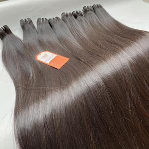 Prix usine 100% faisceaux de cheveux humains non transformés paquets de cheveux raides trame Extensions de cheveux vietnamiens prêts à expédier - Product Image 3