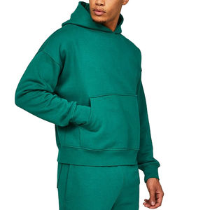 Nuevos hombres al por mayor cómodos último diseño moda hombres manga larga sudaderas con capucha pantalones conjunto chándales Joggers traje deportivo para hombres - Product Image 2