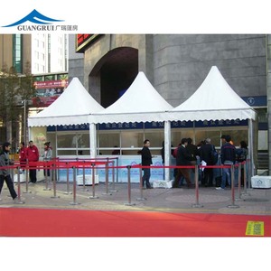 Tenda da Festa a Pagoda con Telaio in Alluminio per Esterni, Tettoia Impermeabile in PVC 3x3 4x4 5x5 10x10m per Compleanni ed Eventi in Giardino - Product Image 4