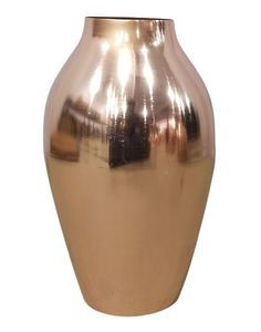 Metal <b>Decorative</b> <b>Vase</b> Polished Copper Finish Modern Home Decor Flower <b>Vase</b> for Living Room Hotel Office Table Display - Product Image 5