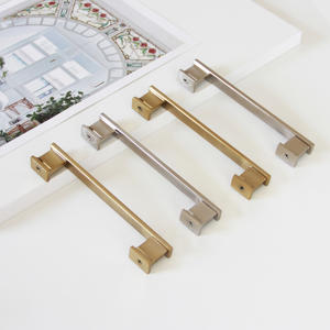 มือจับตู้บาร์โลหะผสมสังกะสีสไตล์โมเดิร์นกลางศตวรรษ ดีไซน์หรูหรา สำหรับลิ้นชักเฟอร์นิเจอร์ ตู้ครัว ตู้เสื้อผ้า อุปกรณ์ฮาร์ดแวร์ประตู  ยั่งยืนและเป็นมิตรต่อสิ่งแวดล้อม - Product Image 1