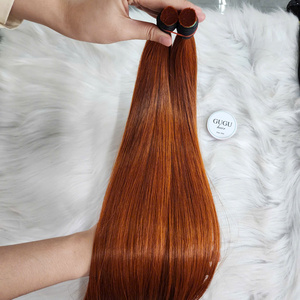 Extensiones de Cabello Humano Vietnamita Virgen, Color Rubio, Tejido Mega Hair Liso de Alta Calidad, Doble Trama de Guguhair - Product Image 4