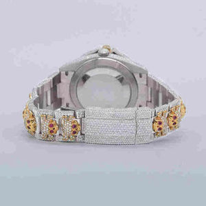 Reloj de Diamantes Moissanite Brillante para Mujer con Estilo Elegante, Artesanía de Alta Gama y un Aspecto Premium para Cualquier Evento - Product Image 2