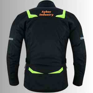 Veste de moto et de course automobile en textile imperméable Cordura 600D certifiée CE pour hommes Protection du corps en été - Product Image 6