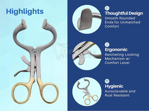 Écarteur orthodontique de type molt de bâillon de bouche d'acier inoxydable de logo personnalisé pour les instruments chirurgicaux dentaires d'ensemble - Product Image 5