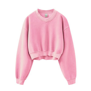 Sudadera con Capucha Extra Grande de Felpa Francesa 100% Algodón Profesional, Transpirable, Holgada, Lisa, con Capucha, Gruesa, para Mujer - Product Image 1