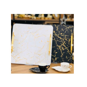 Vaisselle de haute qualité Plateau de service alimentaire avec poignée Design attrayant Hôtel Restaurant Fournisseurs au prix le plus bas - Product Image 1