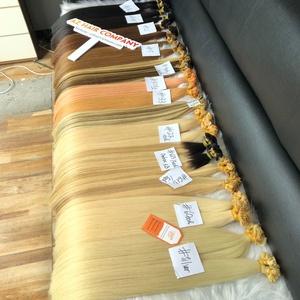 ต่อผมแท้คุณภาพสูงแบบเคราติน ปลายแบน ขายส่ง ผมสองชั้น 100% ผมเวียดนามดิบ ไม่ผ่านการแปรรูป - Product Image 3