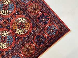 Handmade Wool Rug Afghan Soft Pile Rug Traditional Area Rug For Bedroom hall for Living Room Geometric Design Vintage carpet Set - Product Image 2