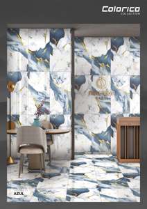 Azulejos de porcelana GVT PGVT de alto brillo de 600x1200 de Worldwave International Exporters, diseñados para pisos residenciales de lujo. - Product Image 2