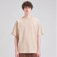 T-shirt pour homme de haute qualité avec motif graphique et lettres tissées, col rond, style décontracté durable, mélange de polyester et de coton, séchage rapide, coupe classique