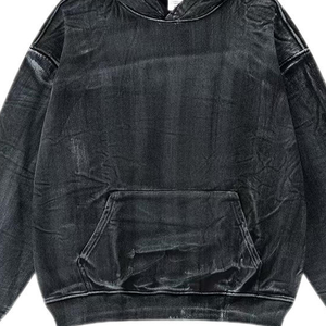 Unique Washable 100% Cotton Hooded <b>Hip</b> Hop Winter Hoodie Fully Customized DTG Printed with Pocket Men's and Women's Eco-Friendly - Product Image 3