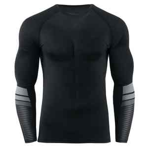 Venta caliente hombres tamaño personalizado Rash Guard para hombres cómodo Fitness Rash Guard nuevo estilo diseño Rash Guard para hombres 2025 - Product Image 1