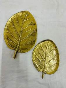 Plateau de service en feuille d'or de haute qualité, meilleur design, pour la décoration de la maison, table, hôtel, restaurant - Product Image 3