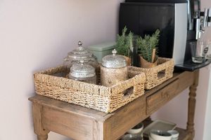 Hot Deal sur le plateau en jonc de mer solide fabriqué à la main de haute qualité en matériau naturel pour cuisine salon et salle de bain - Product Image 3