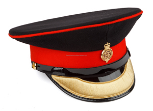 High End Peaked <b>Caps</b> Custom Bullion Badge Uniform Headwear Structured Design Wholesale Supplier - Product Image 2