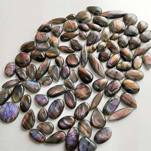 คริสตัลลาบราโดไรต์สีม่วงไฟ ดอร์เจมส์ แบบคาโบชอง แท้ ทำด้วยมือ คริสตัลบำบัด คริสตัลธรรมชาติจากราชสถาน - Product Image 5