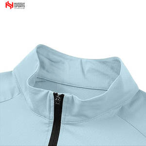 Camisa con cremallera de cuarto de verano para hombre de diseño único, cómoda tela de algodón 100%, MOQ bajo, camisas con cremallera de cuarto - Product Image 3