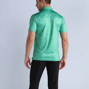 . Polo de golf pour hommes à manches courtes et col conçu pour l'entraînement en plein air et le style de vie décontracté - Product Image 3