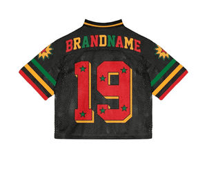 Camiseta personalizada con estampado de sublimación de malla profesional, ropa de calle, camiseta de fútbol personalizada, OEM camiseta de fútbol, camiseta cuadrada de fútbol - Product Image 6