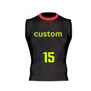 Camiseta de fútbol americano con estampado de sublimación, uniforme de fútbol personalizado, talla grande y logo personalizado, 7on7, venta al por mayor - Product Image 2