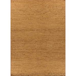 Alfombra Rectangular Hecha a Mano Abrash ADWV-13078 de Lana y Viscosa con Diseño de Patchwork en Rojo y Naranja para Dormitorio - Product Image 1