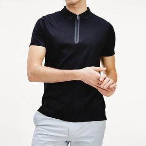 Top Quality Mens <b>Polo</b> Shirt Durable Cotton Polyester Blend <b>Zip</b> <b>Up</b> <b>Polo</b> Shirt Sports and Gym Wear <b>Polo</b> Shirt For Mens - Product Image 4