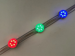 Hot bán RGB 40 mét 24V <span class=keywords><strong>LED</strong></span> <span class=keywords><strong>Pixel</strong></span> Lights trắng đỏ màu xanh lá cây-ngoài trời trang trí nội thất nhôm theo dõi pixels - Product Image 6