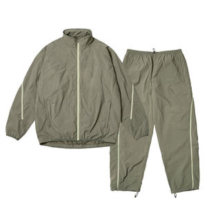 Conjunto de Chaqueta con Capucha y Pantalones Deportivos Unisex de Alta Calidad, con Cierre Ajustable en las Piernas, Transpirable, de Algodón, para Hombre - Product Image 1